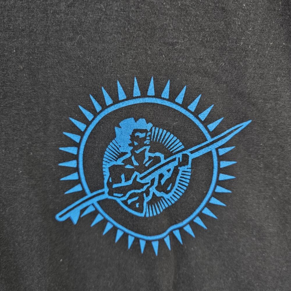 First Annual Mt. Irvine Surf Classic Shirt Mens Medium Black Y2K Tobago WI - Picture 4 of 10